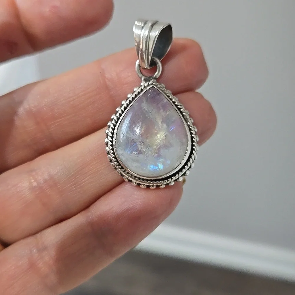 Moonstone Sterling Silver Pendant